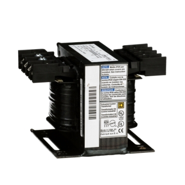 Schneider Electric Control Transformer; 200 VA; 208V/230V/460V Primary; 115V Secondary; Single-Phase; No Fusing